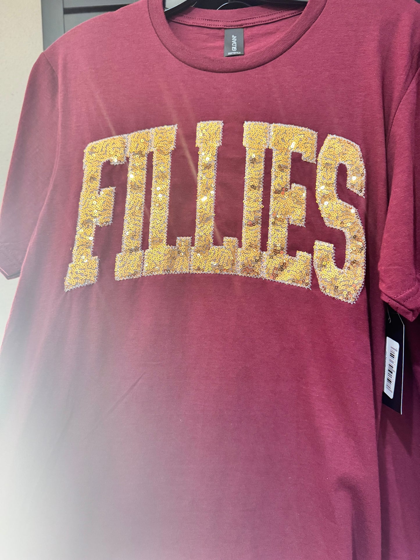 FILLIES BOLD GOLD SEQUIN TEE