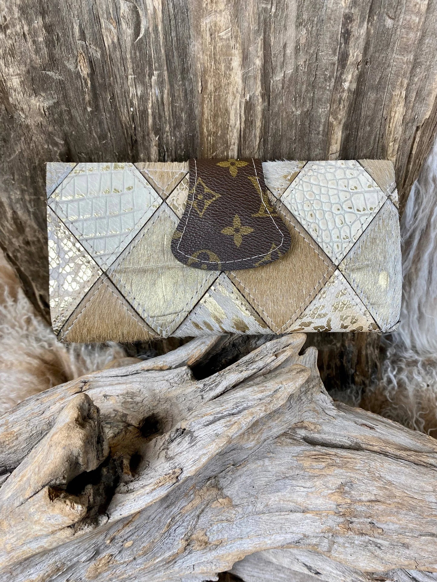Keep It Gypsy Patchwork Upcycled Wallet