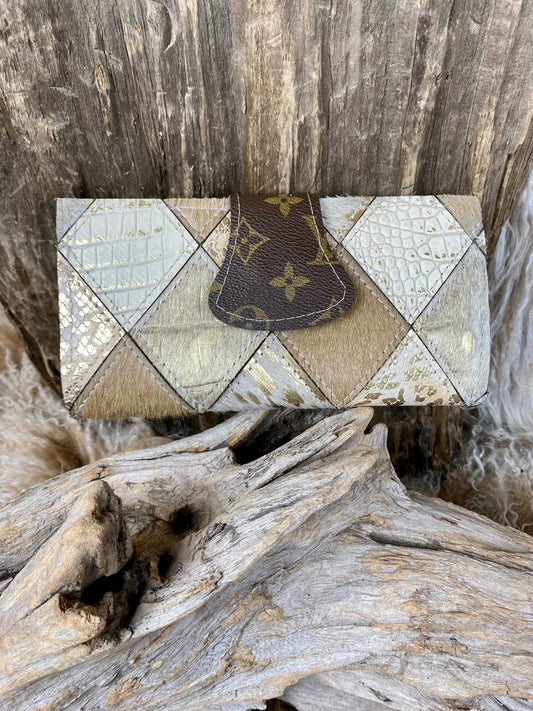Keep It Gypsy Patchwork Upcycled Wallet