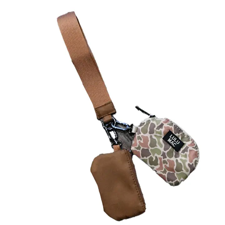 LULU MAC Dark Camo Wristlet