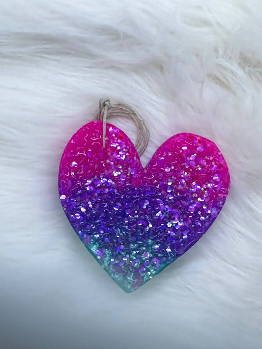 Ombre' Heart Freshie- Butt Naked
