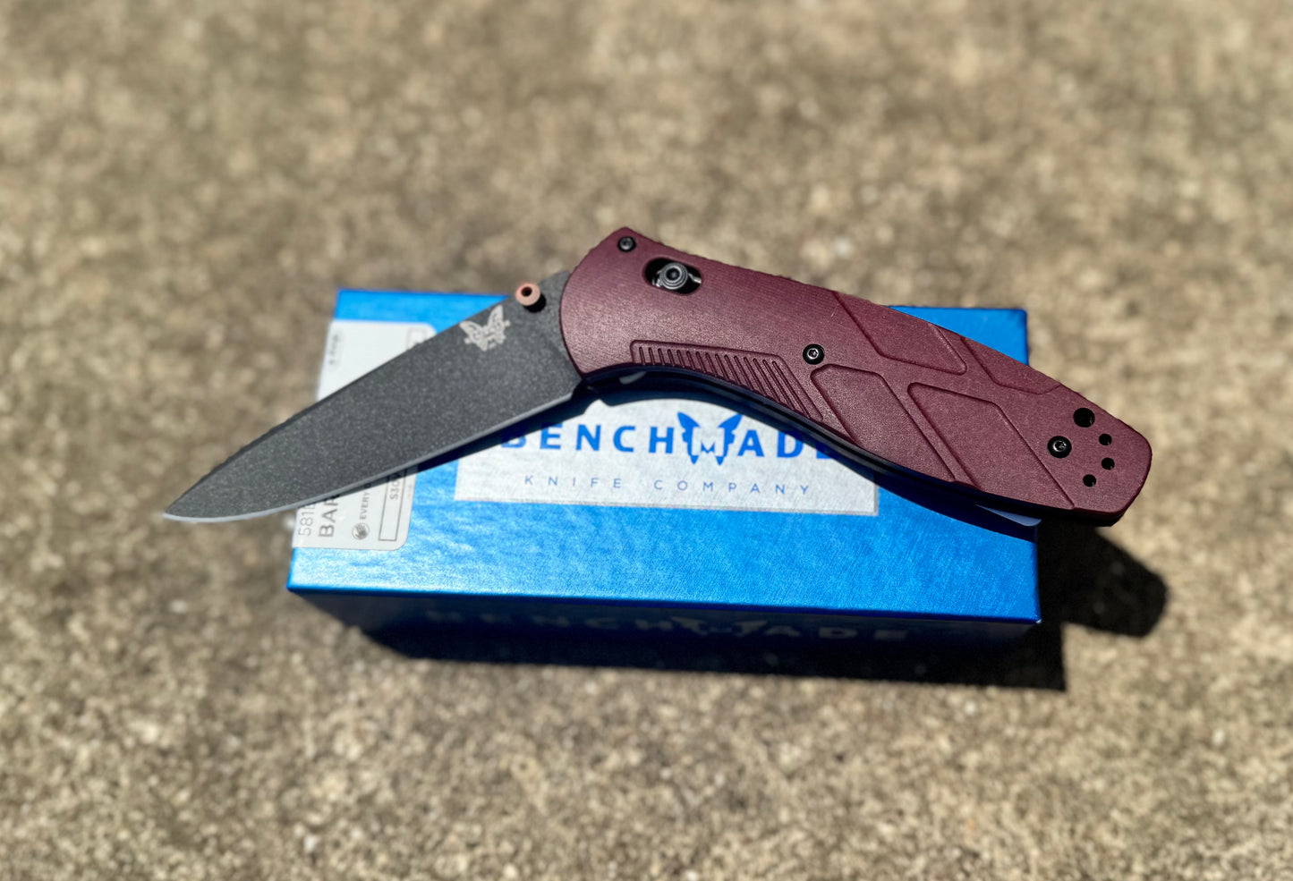 BENCHMADE-Barrage-Redstone-Drop Point