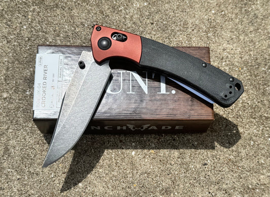 BENCHMADE Crooked River-Burnt Copper-Black Micarta