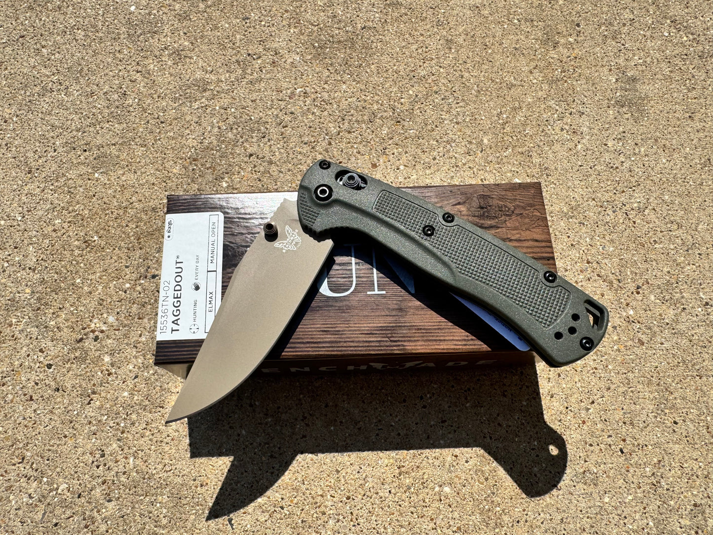 Benchmade TAGGEDOUT DEEP OLIVE GRIVORY