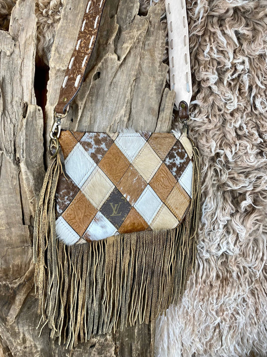 Keep It Gypsy- Patchwork Crossbody Upcycled