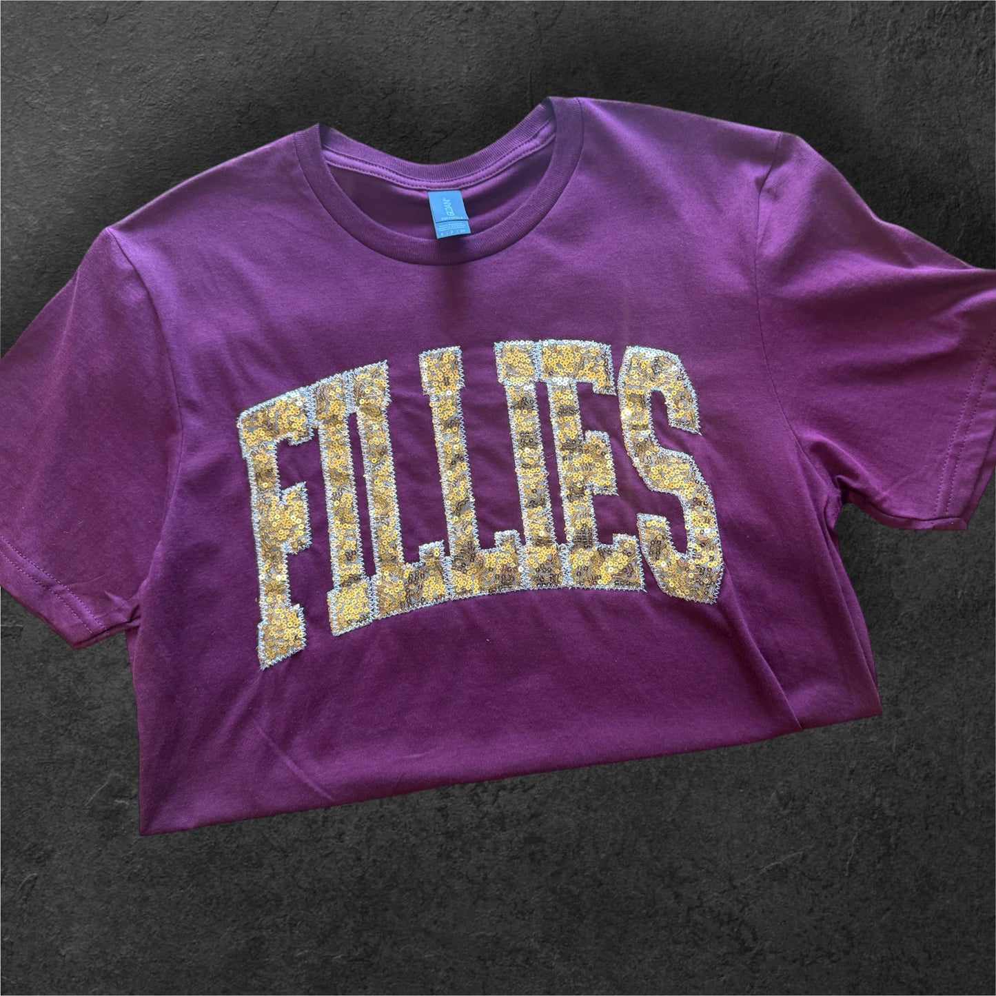 FILLIES BOLD GOLD SEQUIN TEE
