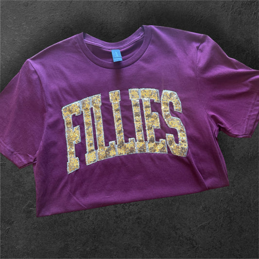 FILLIES BOLD GOLD SEQUIN TEE