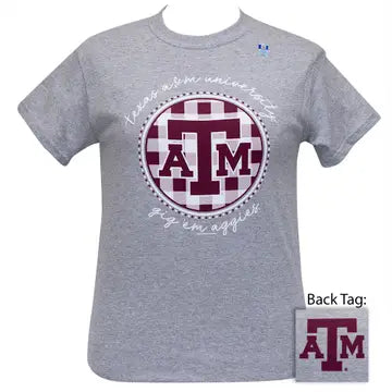 TAMU AGGIES TEE-GREY