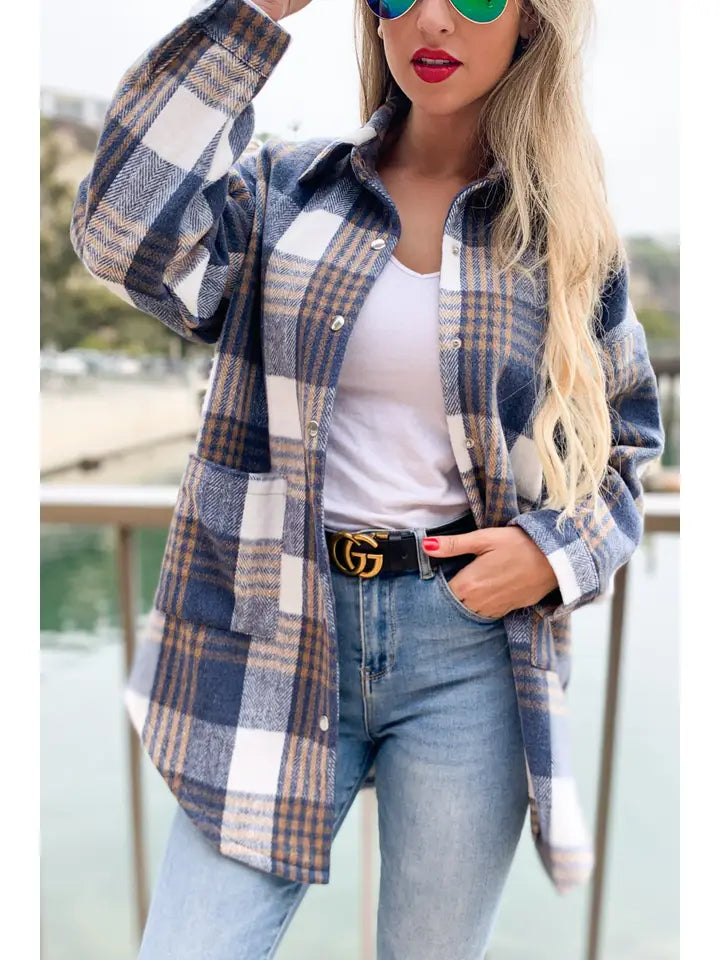 Plaid Shacket Ultra Soft
